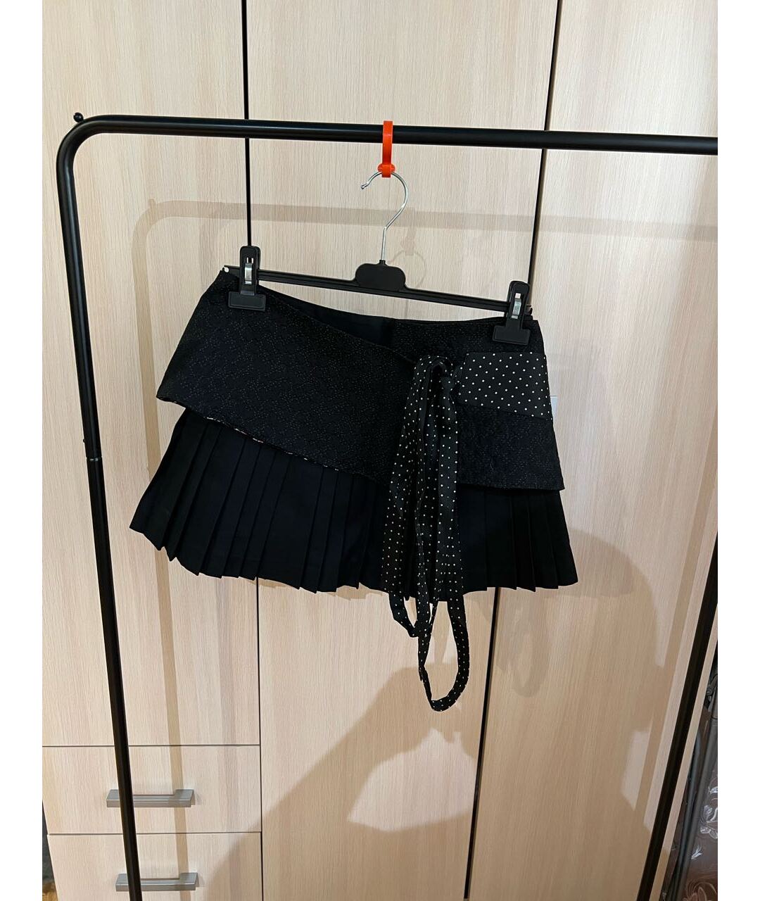 ANTONIO MARRAS Черная хлопковая юбка мини, фото 9