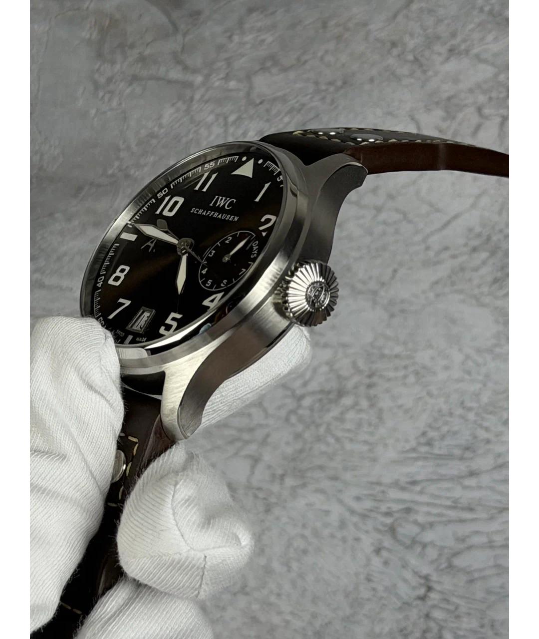IWC Schaffhausen Коричневые металлические часы, фото 3