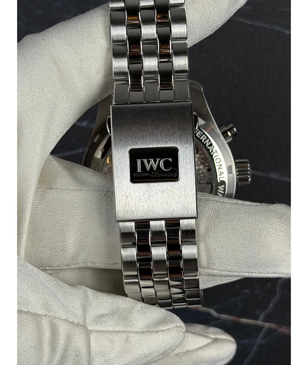 IWC Schaffhausen Синие металлические часы, фото 6