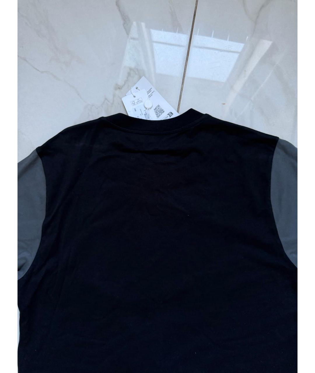 MM6 MAISON MARGIELA Серая хлопковая футболка, фото 3