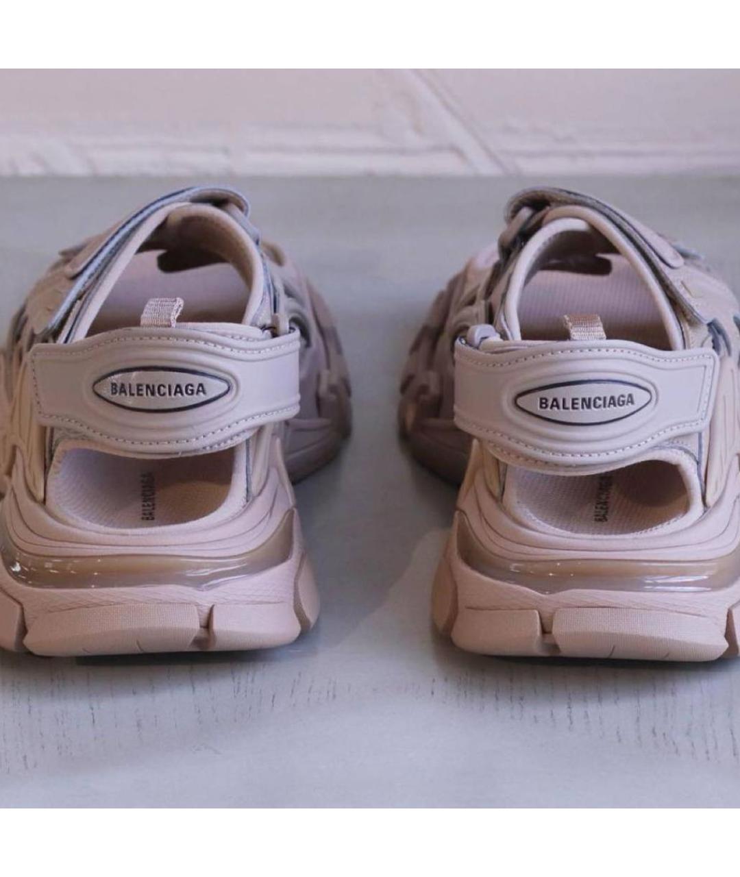 BALENCIAGA Бежевые сандалии, фото 5