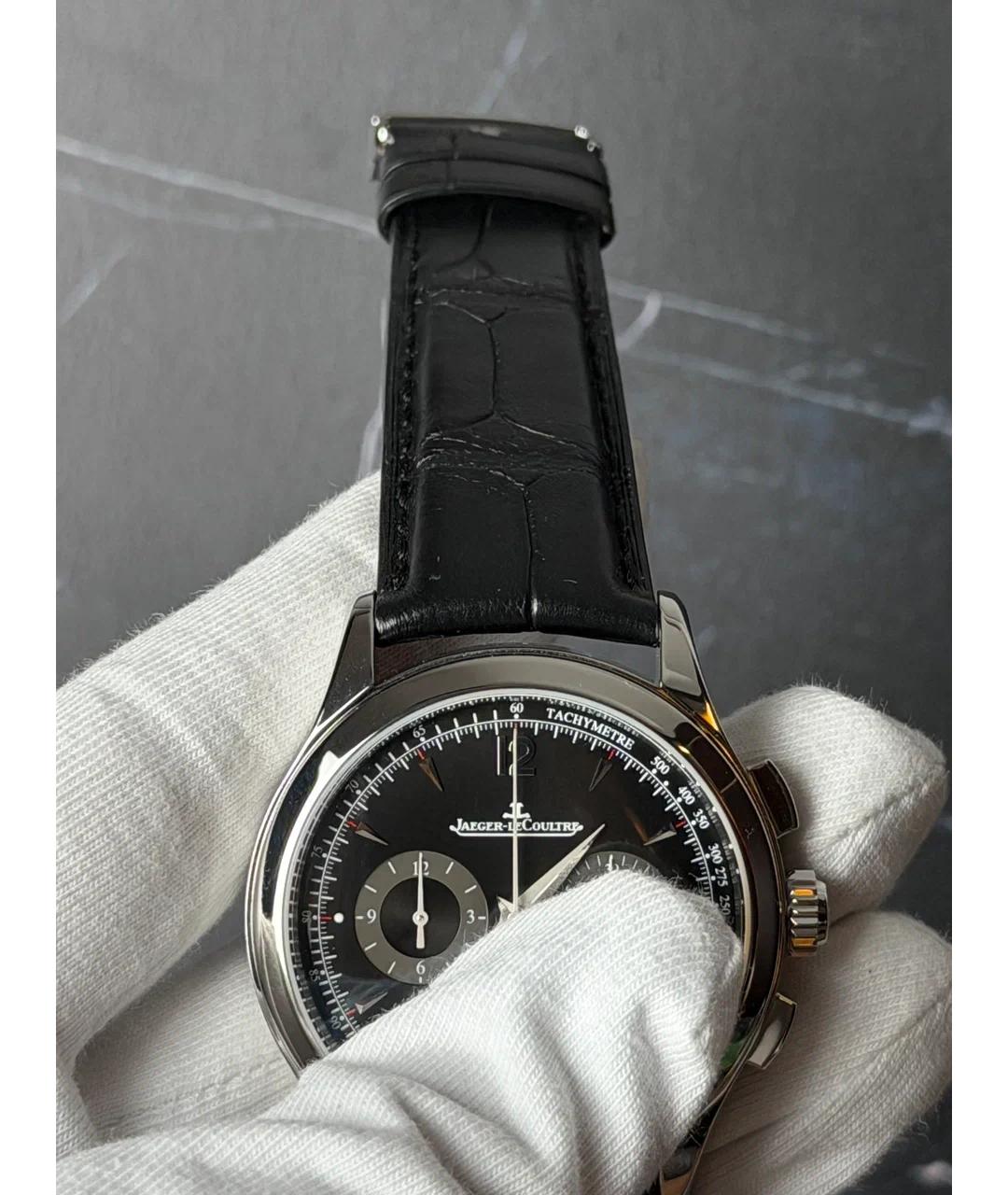 Jaeger LeCoultre Черные металлические часы, фото 6
