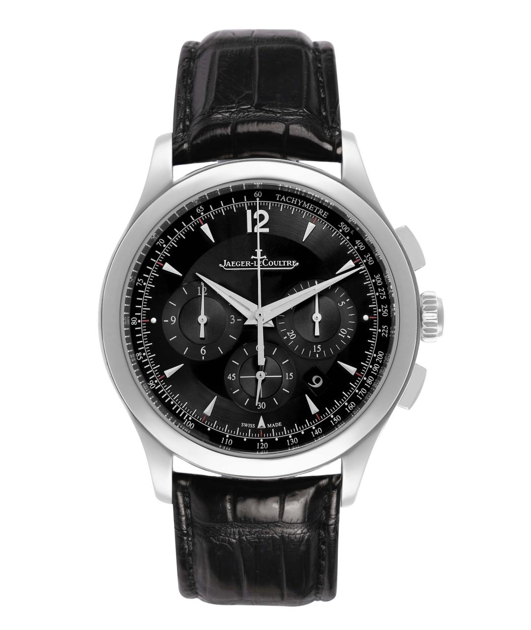 Jaeger LeCoultre Черные металлические часы, фото 1