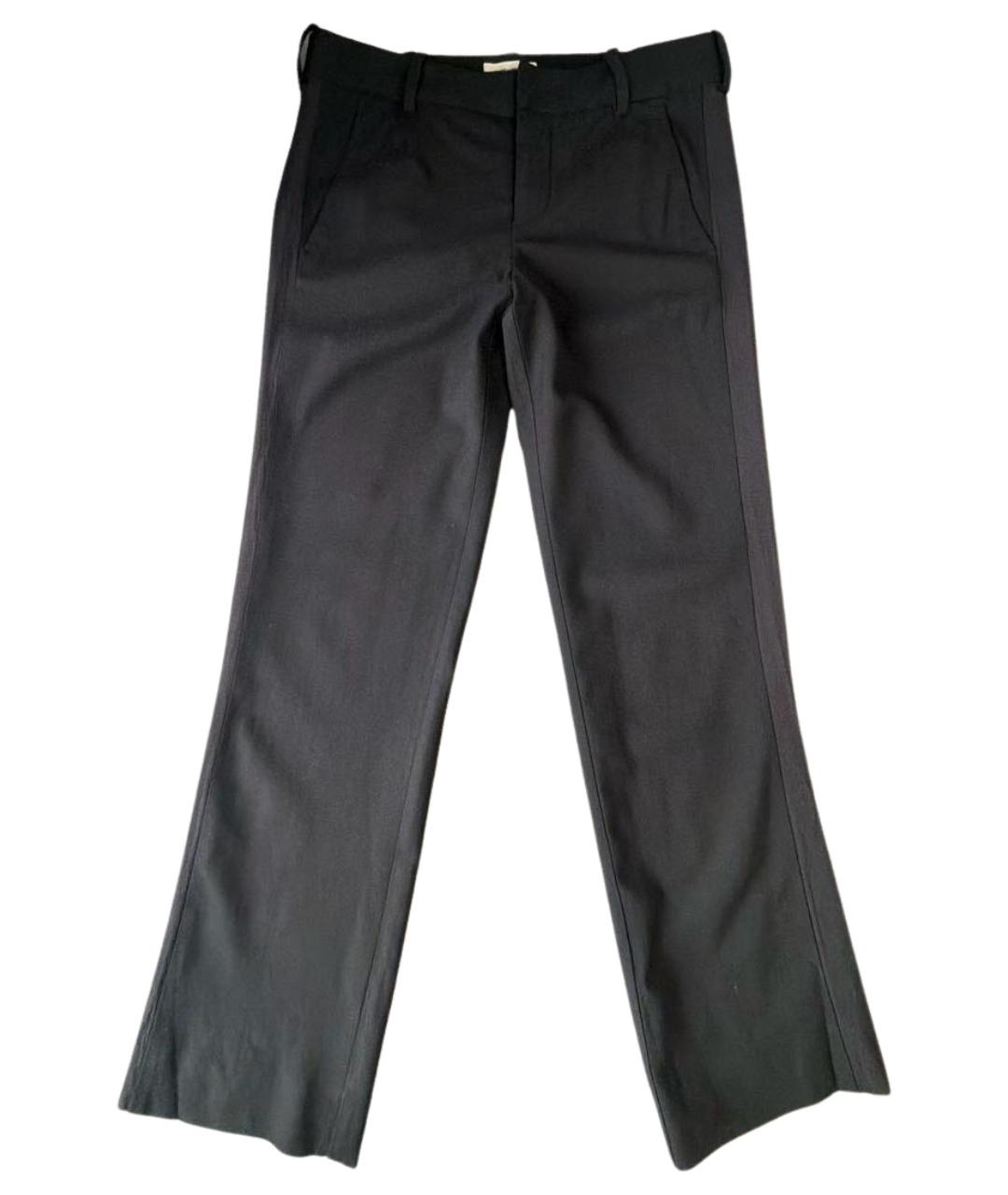 ZADIG & VOLTAIRE Черные шерстяные брюки узкие, фото 1