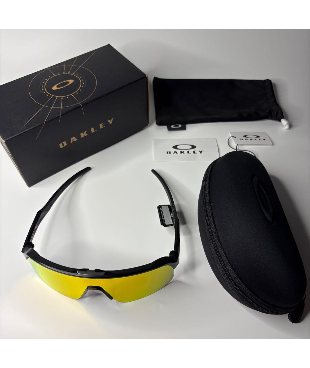 OAKLEY Черные пластиковые солнцезащитные очки, фото 6