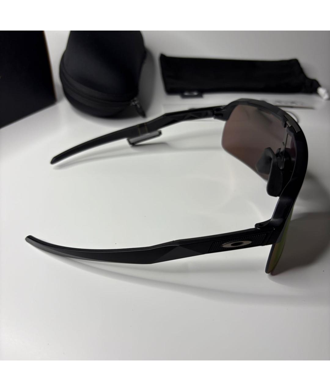OAKLEY Черные пластиковые солнцезащитные очки, фото 8