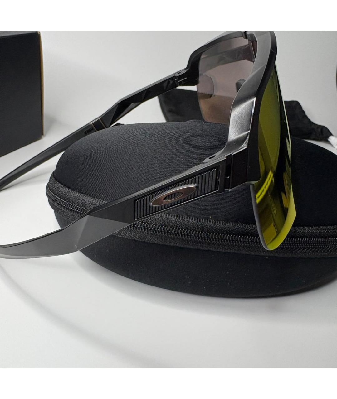 OAKLEY Черные пластиковые солнцезащитные очки, фото 8