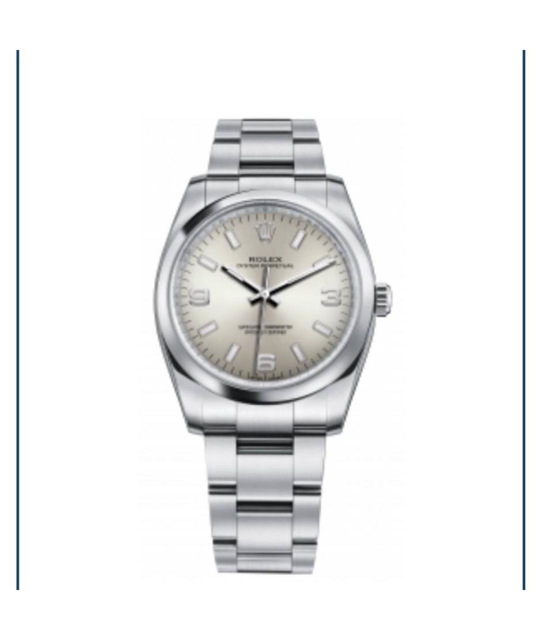 ROLEX Серебряные часы, фото 7