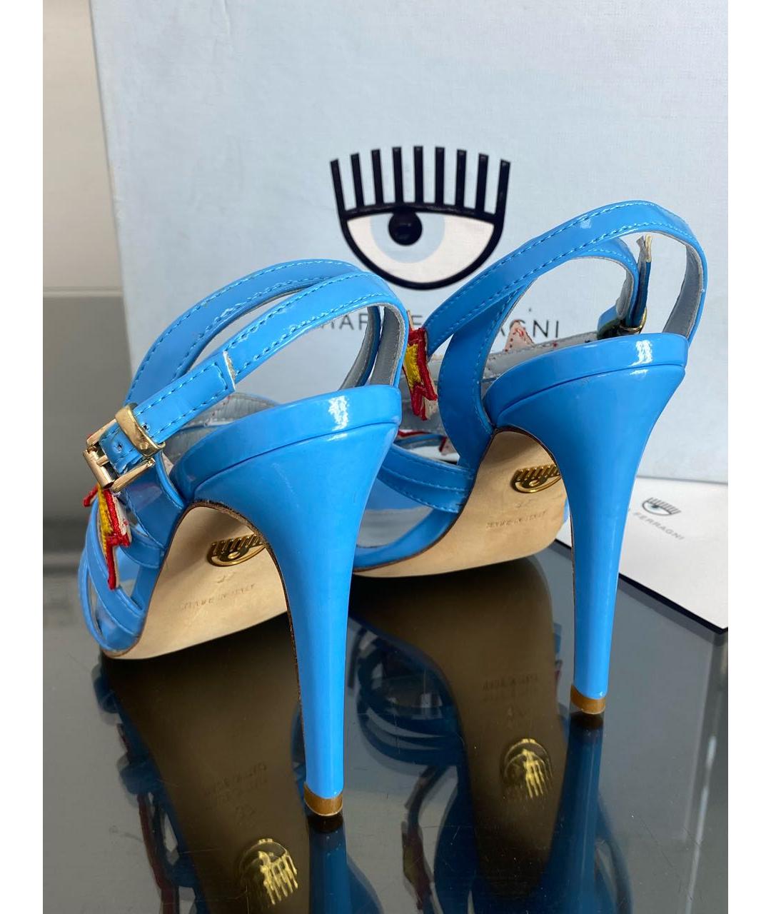 CHIARA FERRAGNI Мульти кожаные босоножки, фото 4