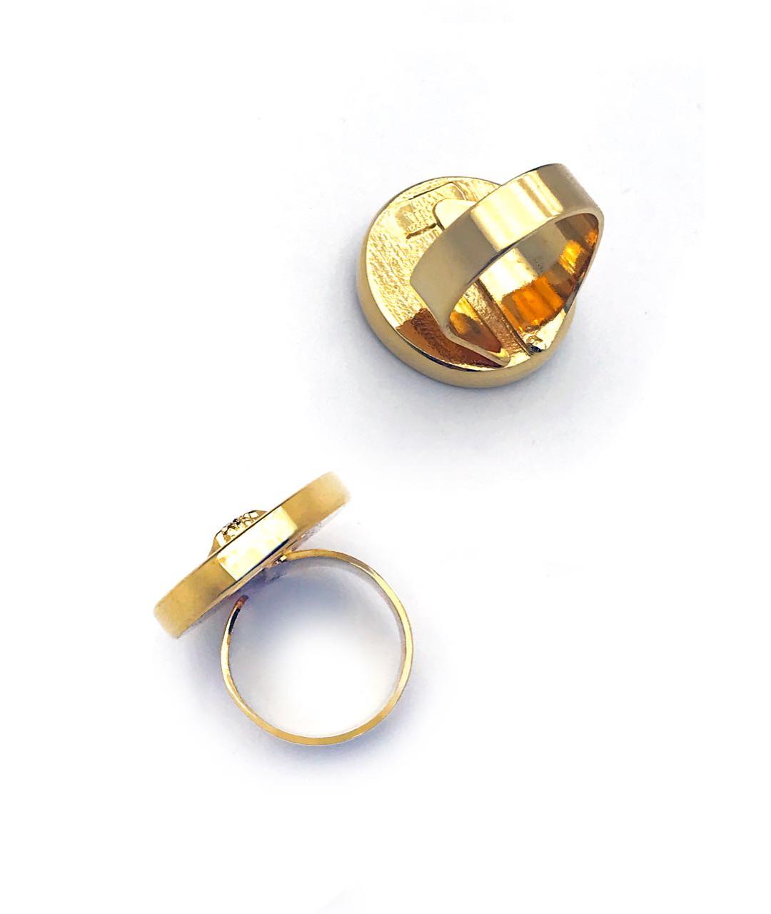 VERSACE Золотое кольцо, фото 3