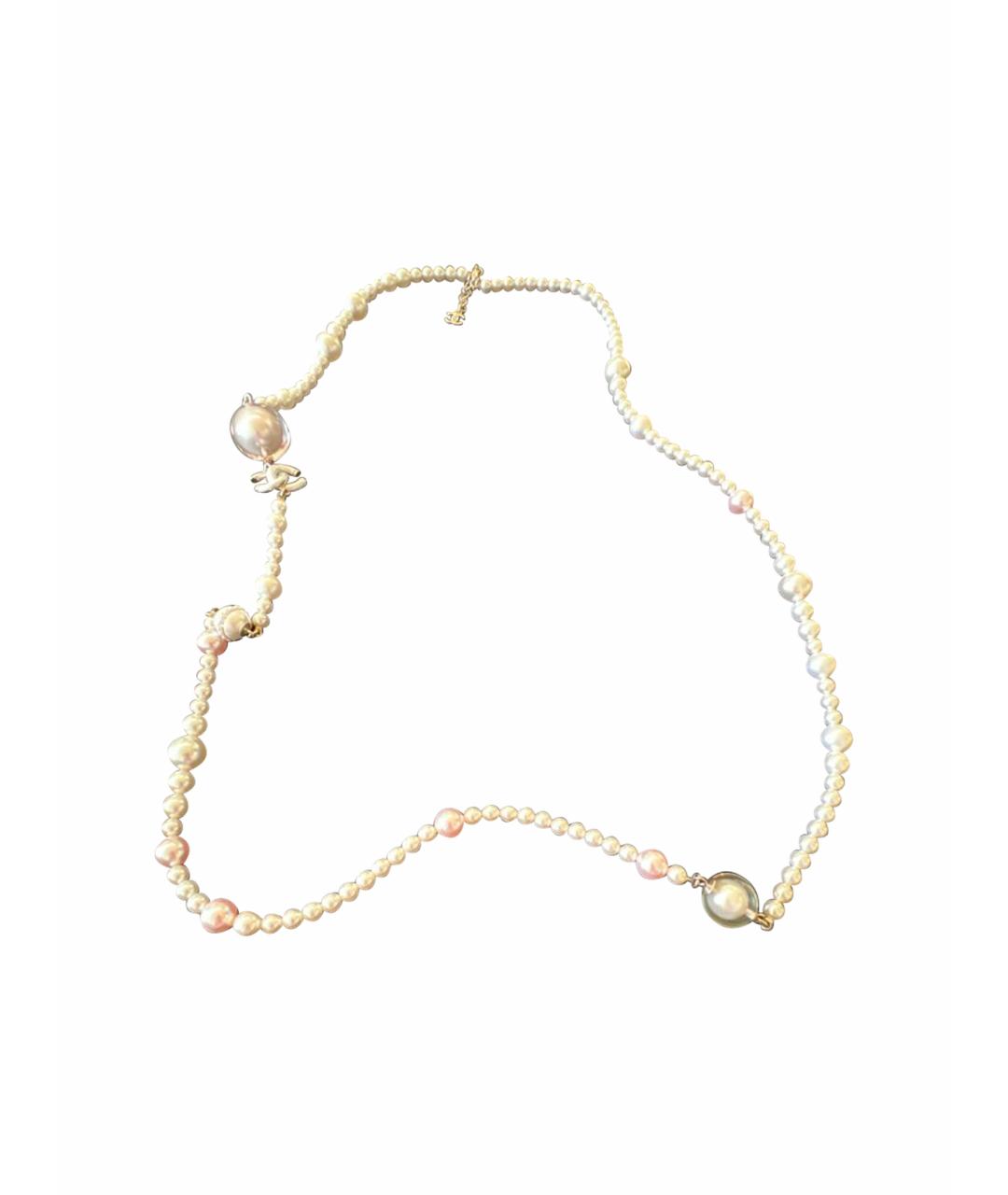 CHANEL Серебряное металлическое колье, фото 1