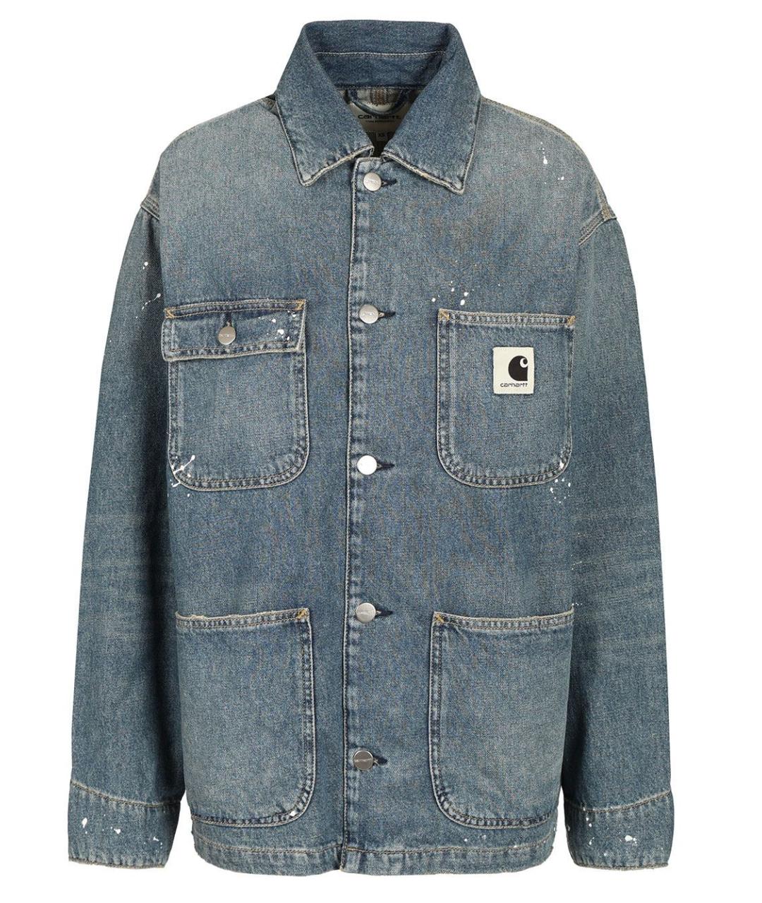 CARHARTT WIP Синяя хлопковая куртка, фото 1