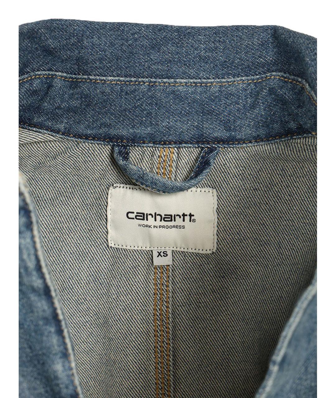 CARHARTT WIP Синяя хлопковая куртка, фото 6