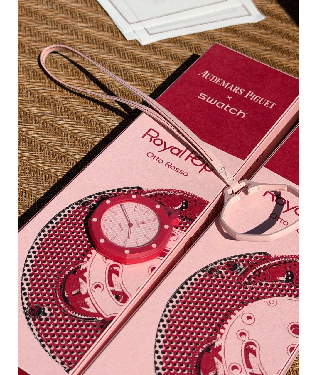 Swatch Красные часы, фото 7