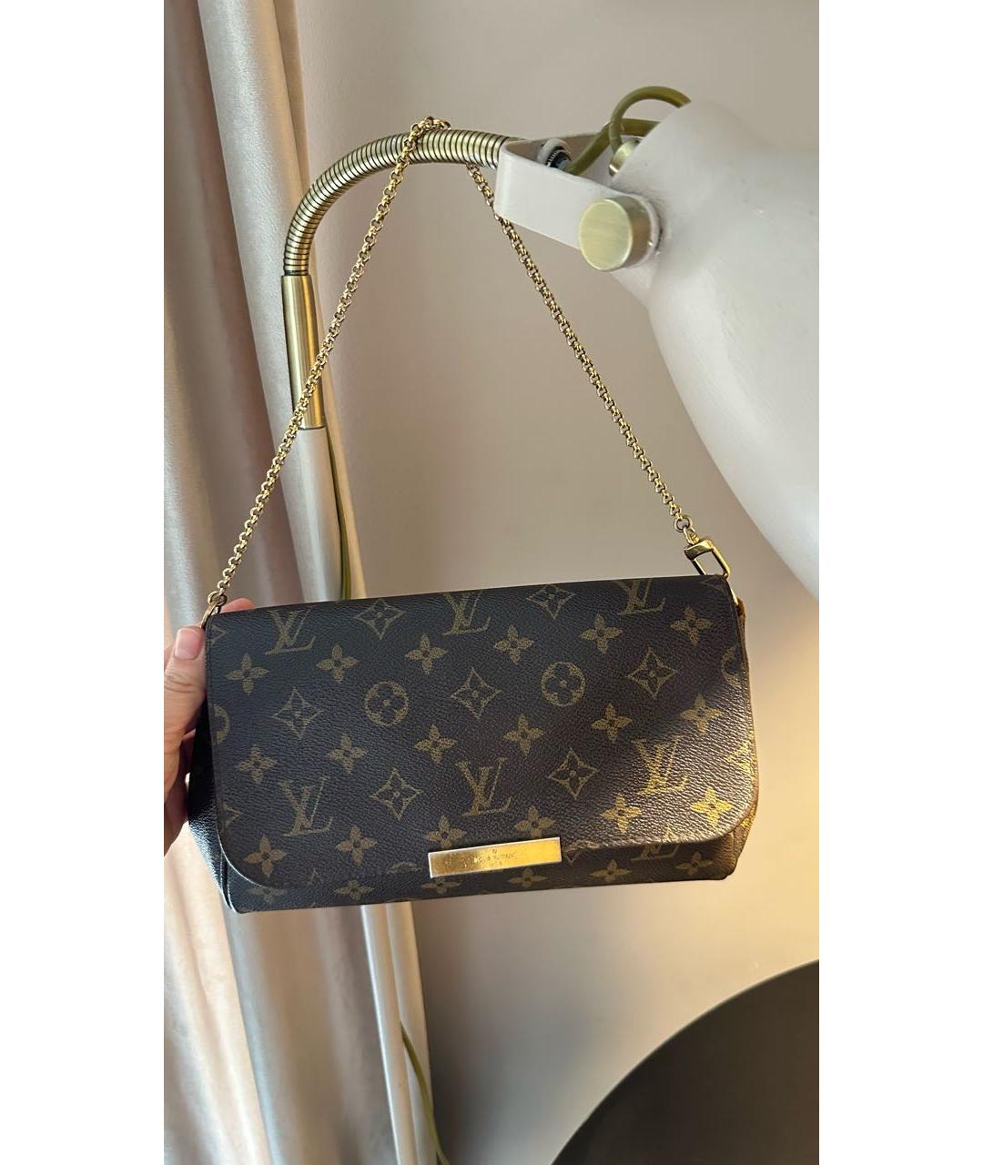 LOUIS VUITTON Коричневая сумка через плечо, фото 9