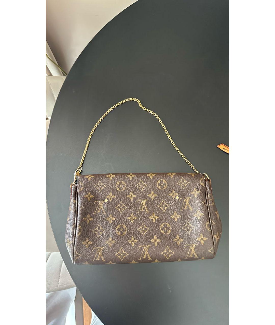LOUIS VUITTON Коричневая сумка через плечо, фото 3