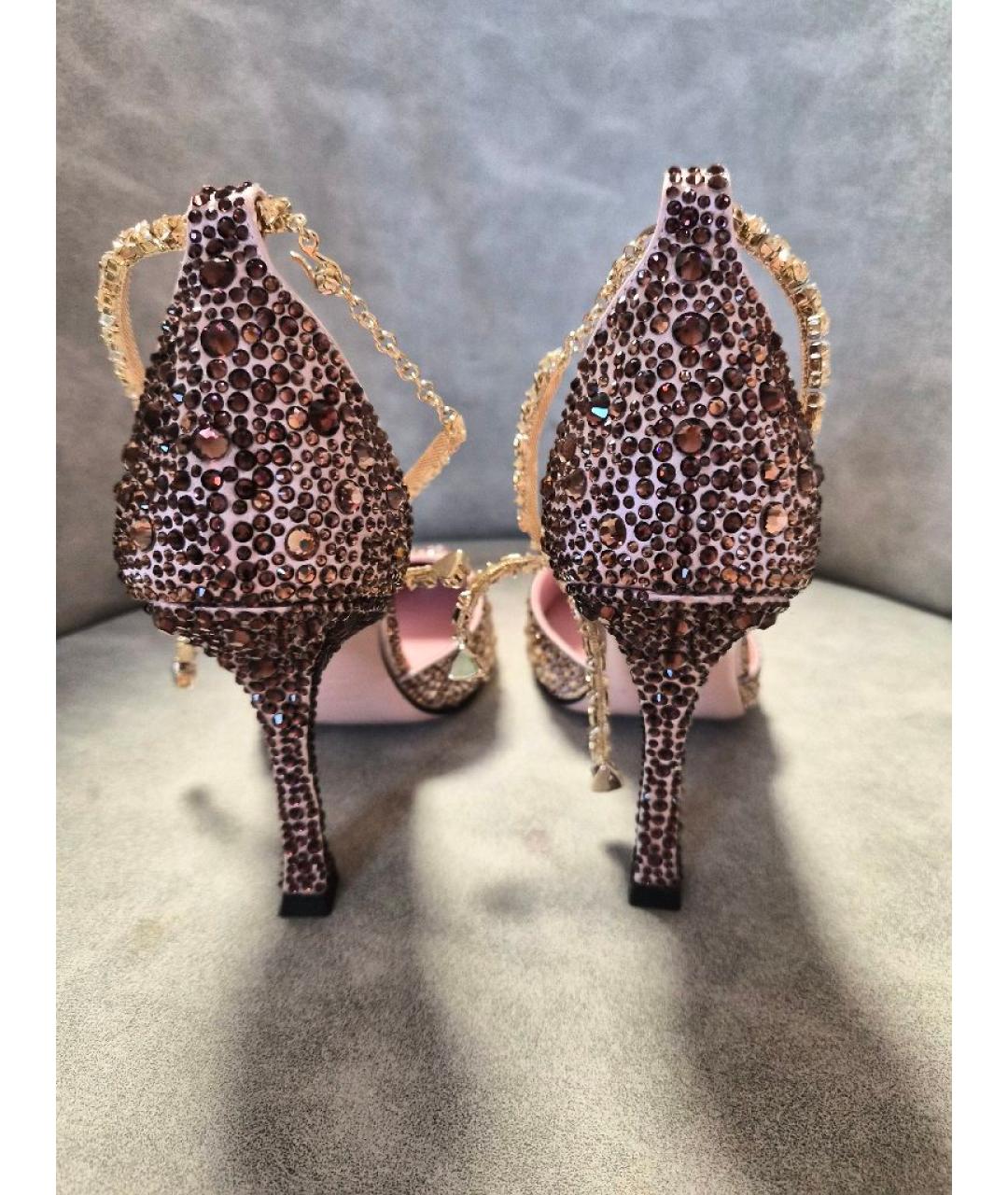 JIMMY CHOO Розовые босоножки, фото 4