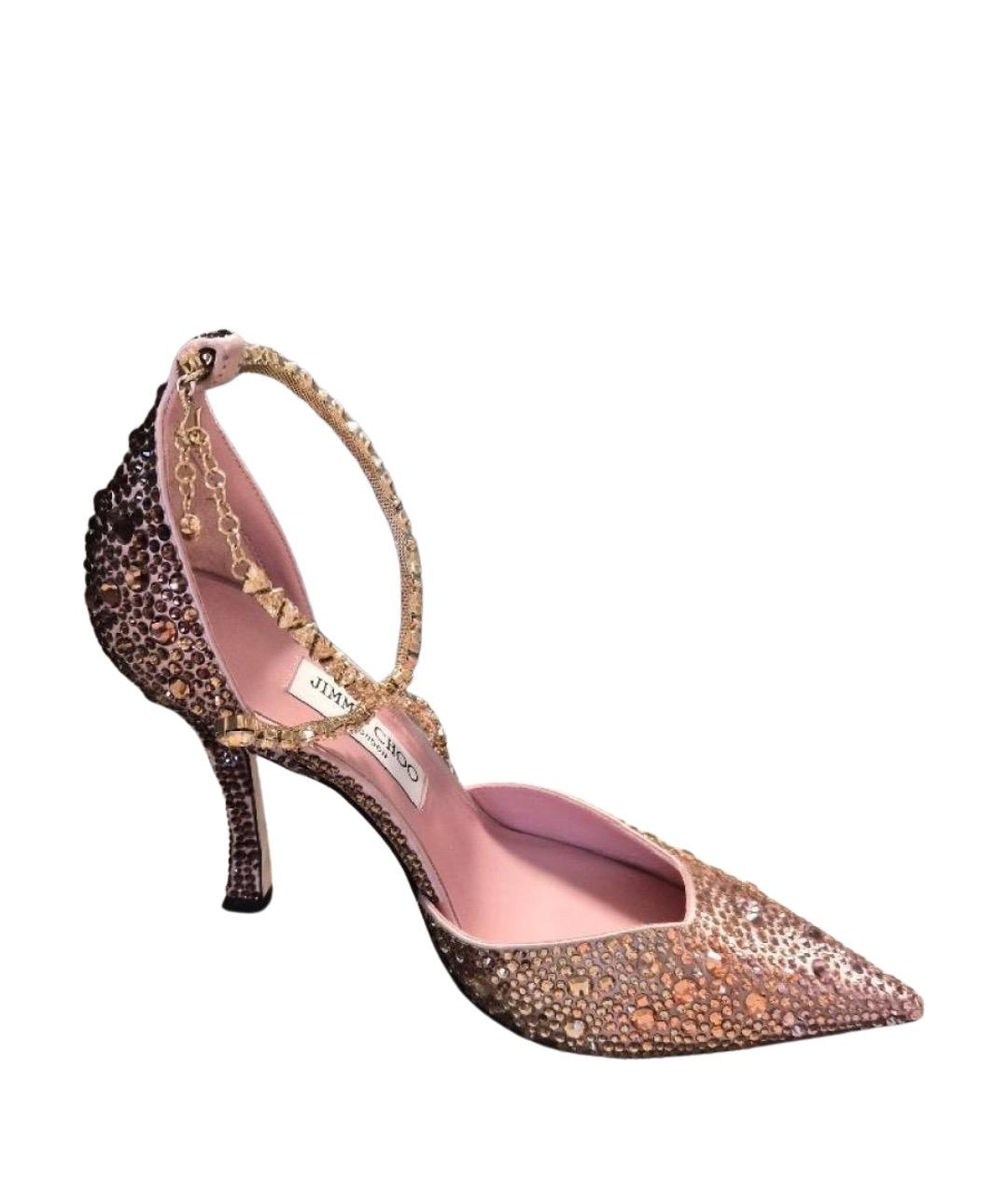 JIMMY CHOO Розовые босоножки, фото 1