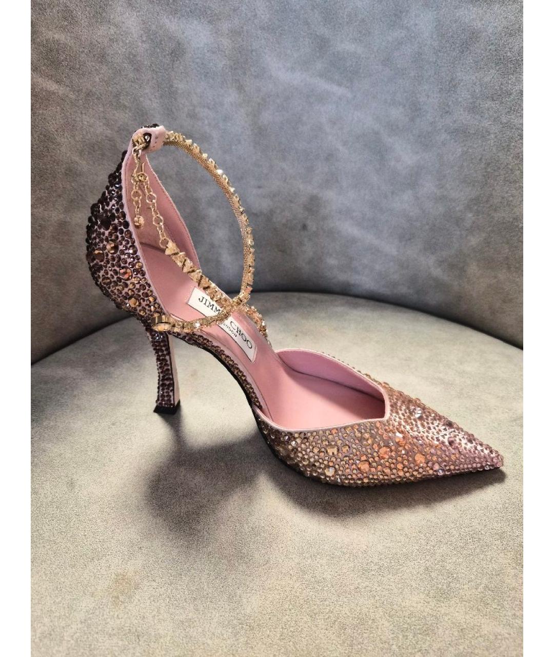 JIMMY CHOO Розовые босоножки, фото 6
