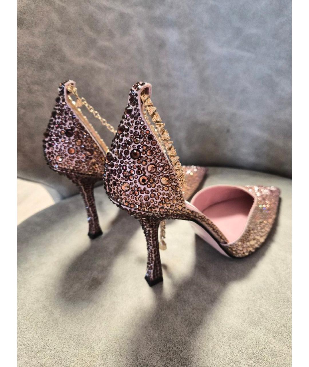 JIMMY CHOO Розовые босоножки, фото 3
