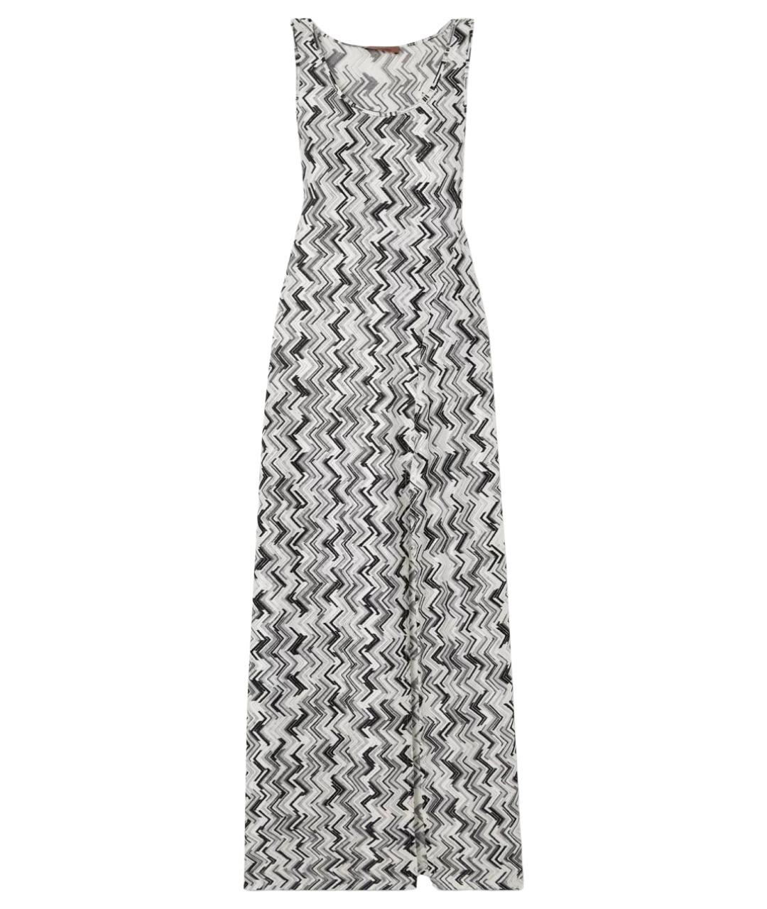 MISSONI Белое вискозное повседневное платье, фото 1