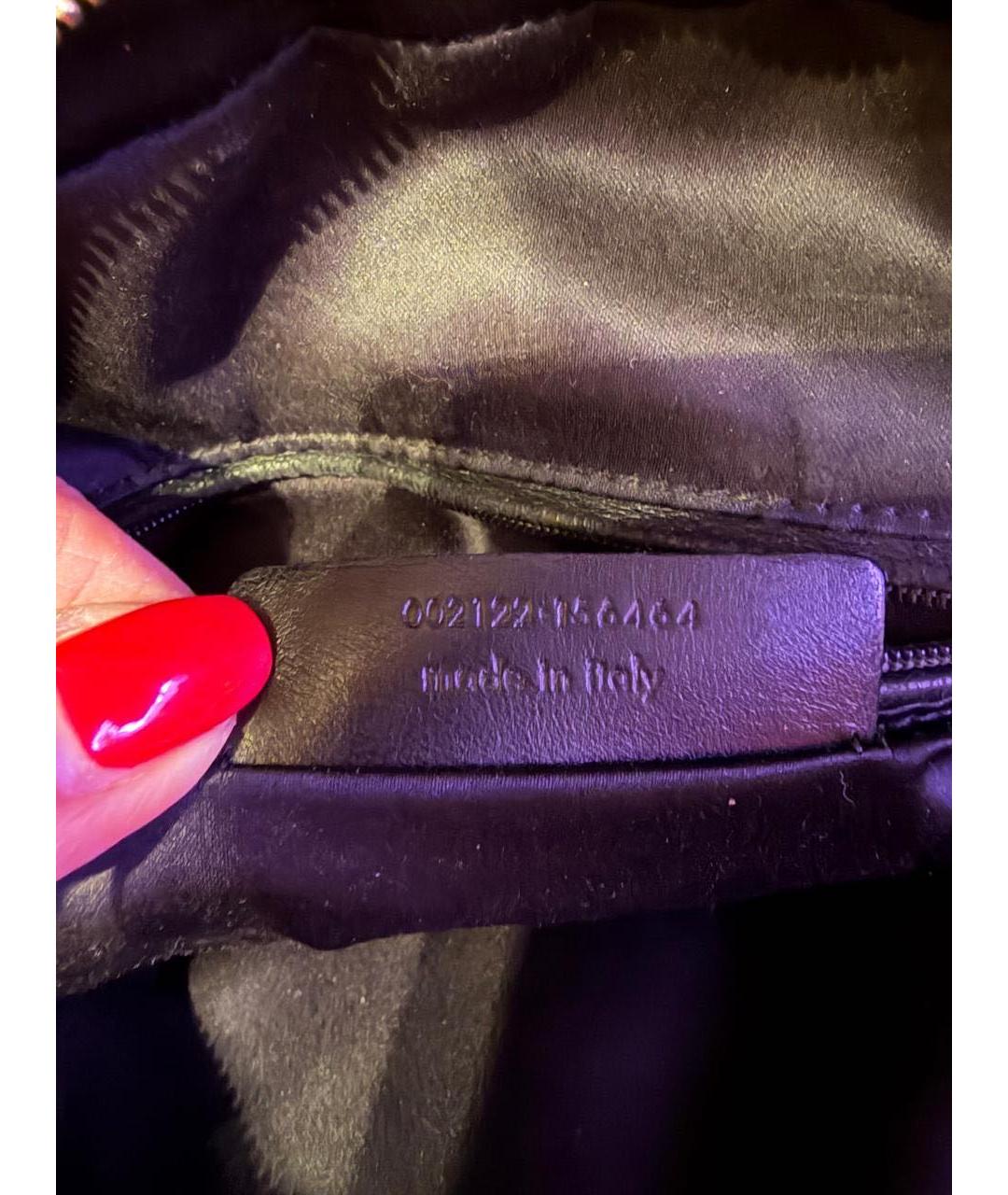 SAINT LAURENT Черная сумка через плечо из лакированной кожи, фото 4