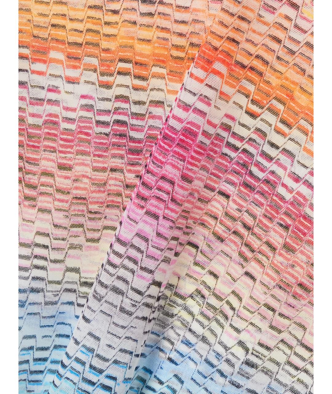 MISSONI Мульти полиамидовое коктейльное платье, фото 4