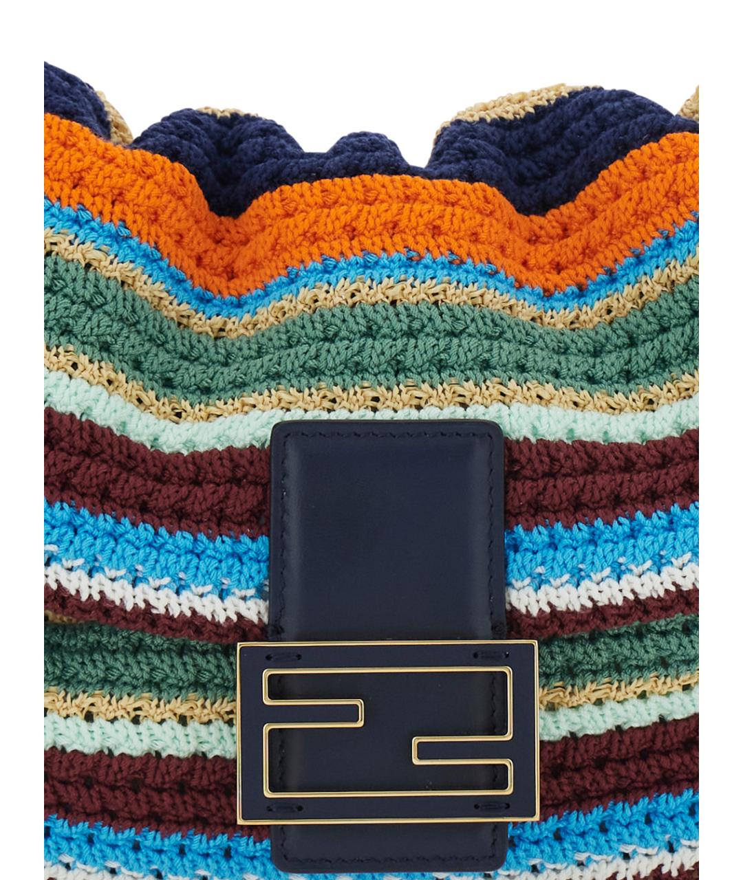 FENDI Мульти хлопковая сумка через плечо, фото 3