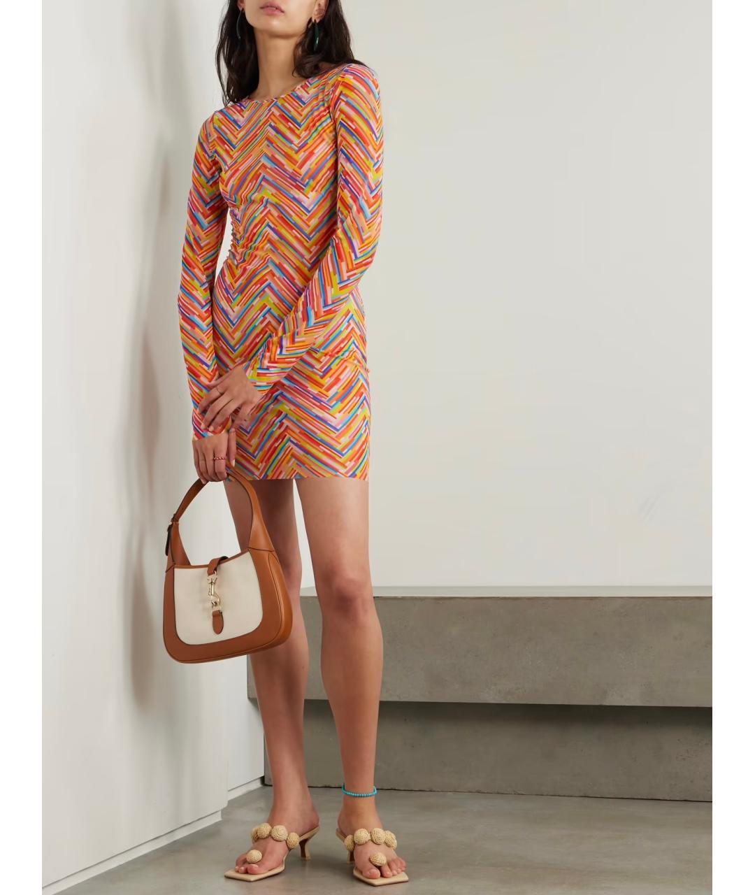 MISSONI Мульти полиамидовое коктейльное платье, фото 2