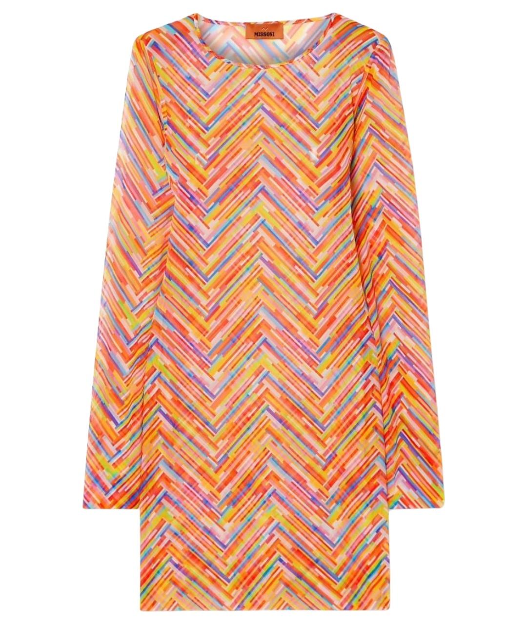 MISSONI Мульти полиамидовое коктейльное платье, фото 1