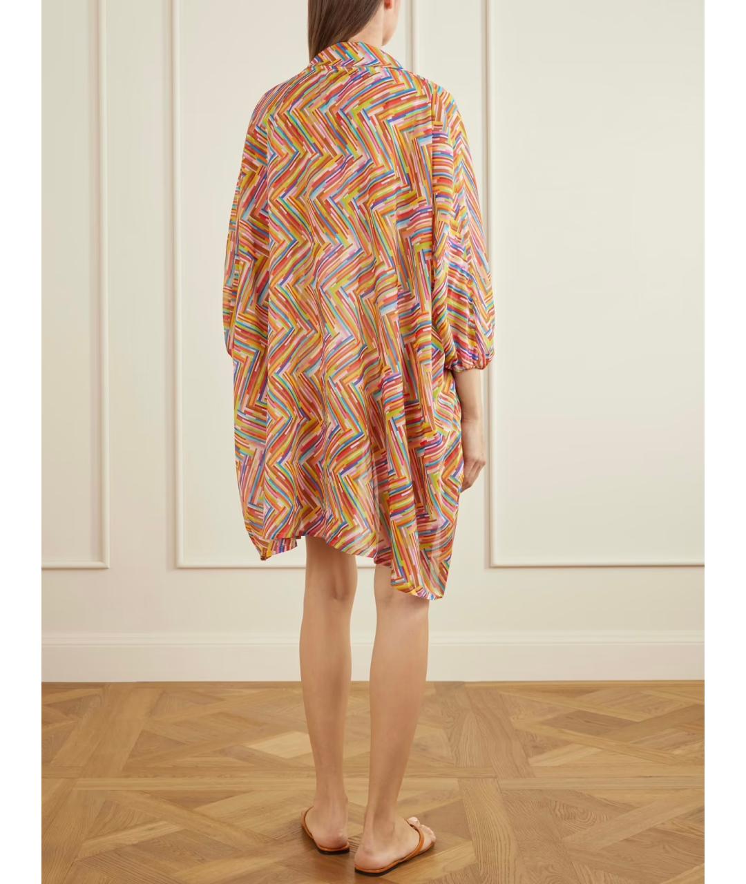 MISSONI Мульти хлопковое коктейльное платье, фото 3