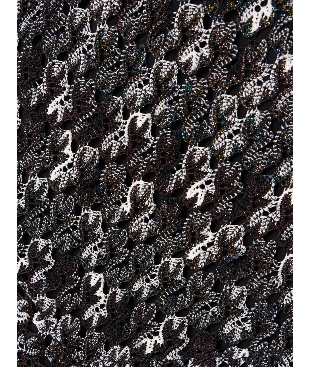 MISSONI Черное вискозное коктейльное платье, фото 4