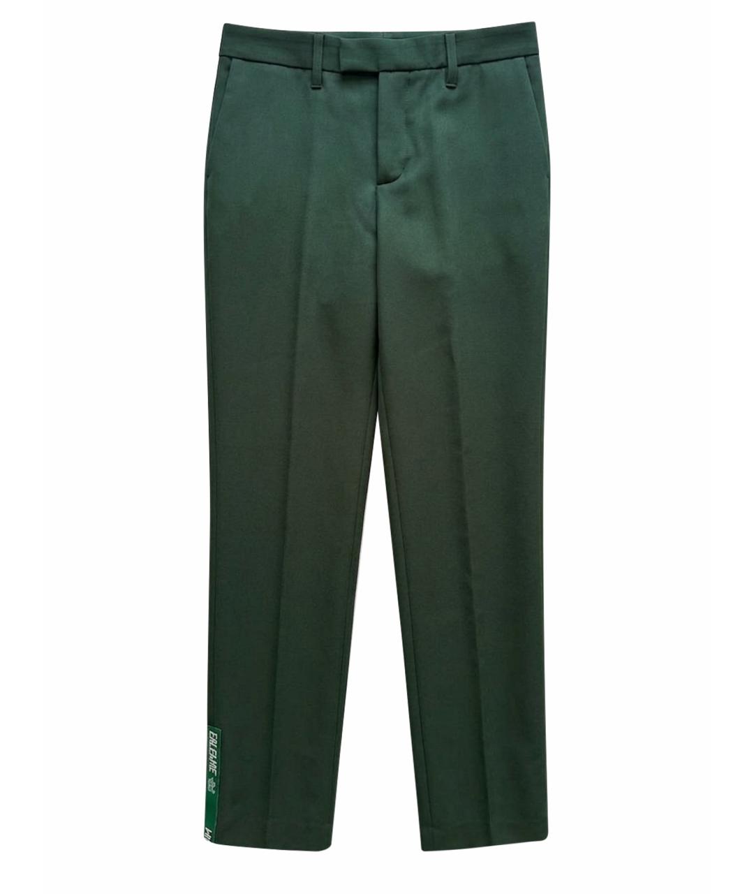 ZADIG & VOLTAIRE Зеленые вискозные прямые брюки, фото 1
