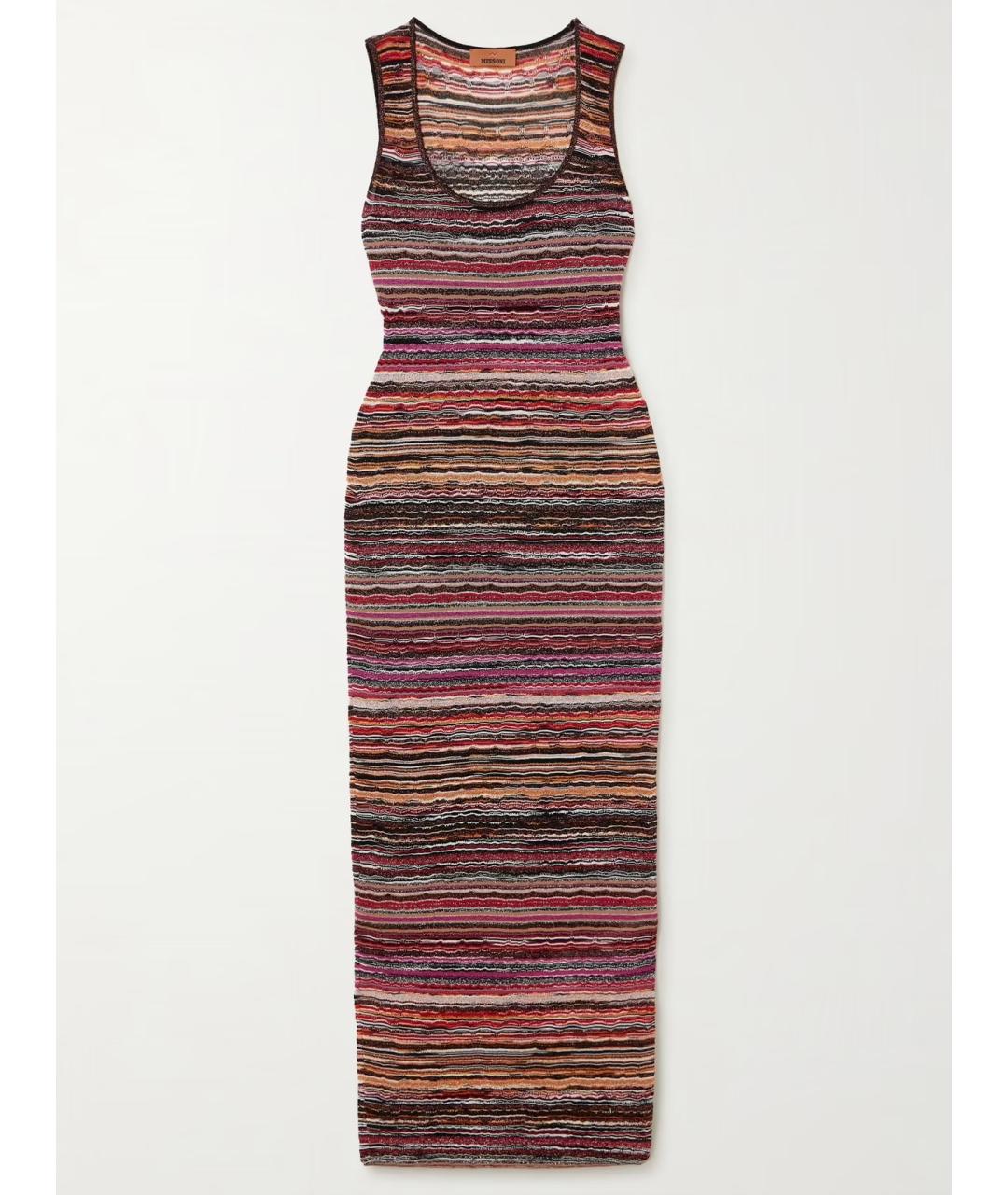 MISSONI Мульти вискозное повседневное платье, фото 5