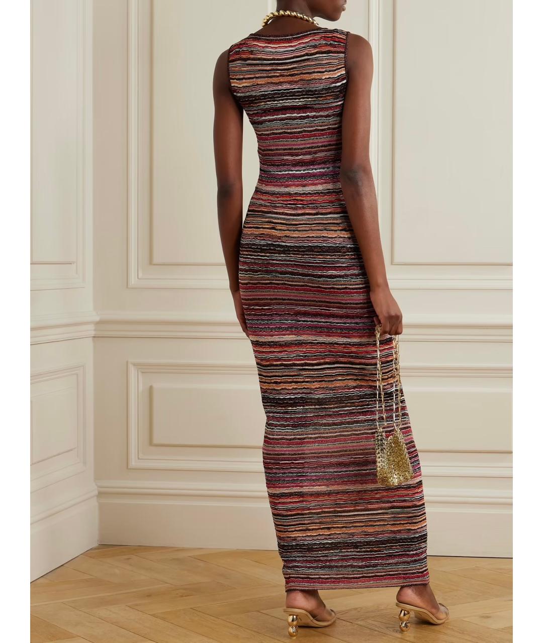 MISSONI Мульти вискозное повседневное платье, фото 3