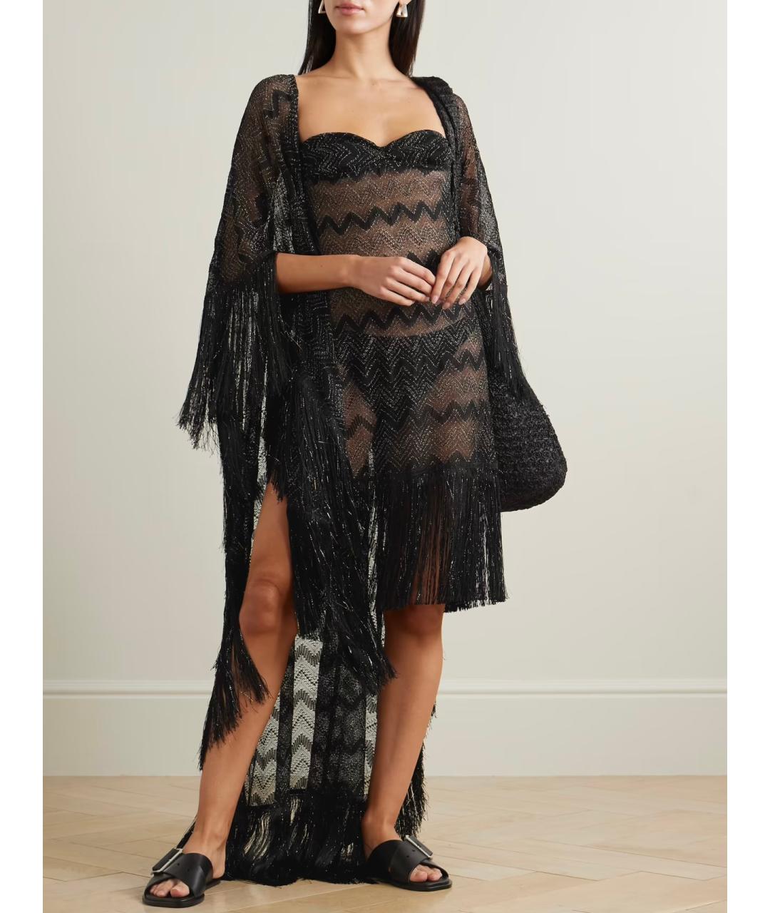 MISSONI Черная вискозная туника, фото 2