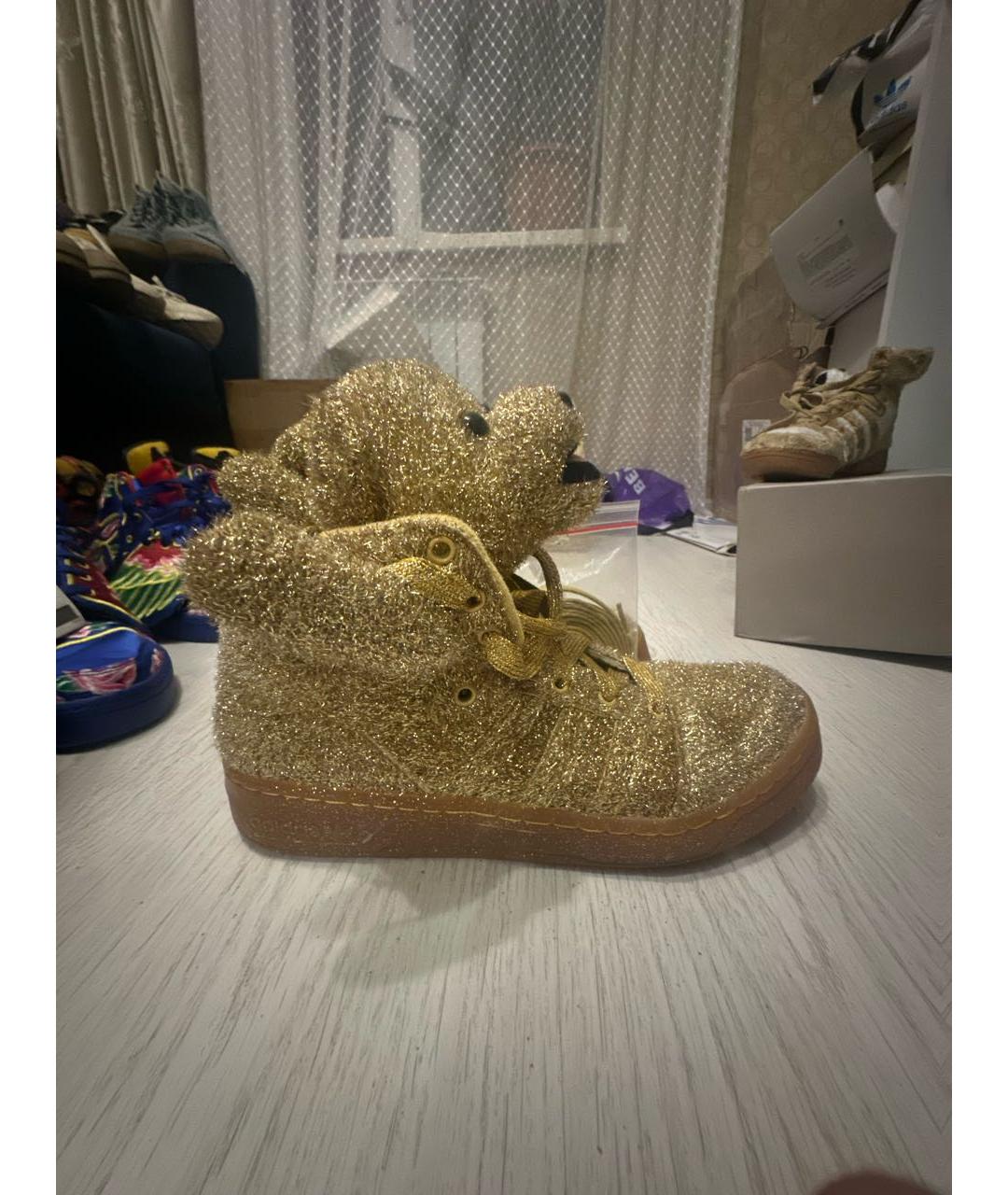 ADIDAS Золотые высокие кроссовки / кеды, фото 4