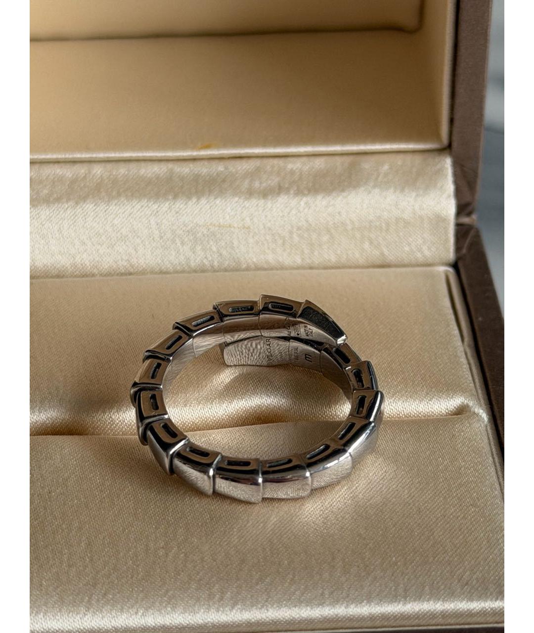 BVLGARI Серебряное кольцо из белого золота, фото 5