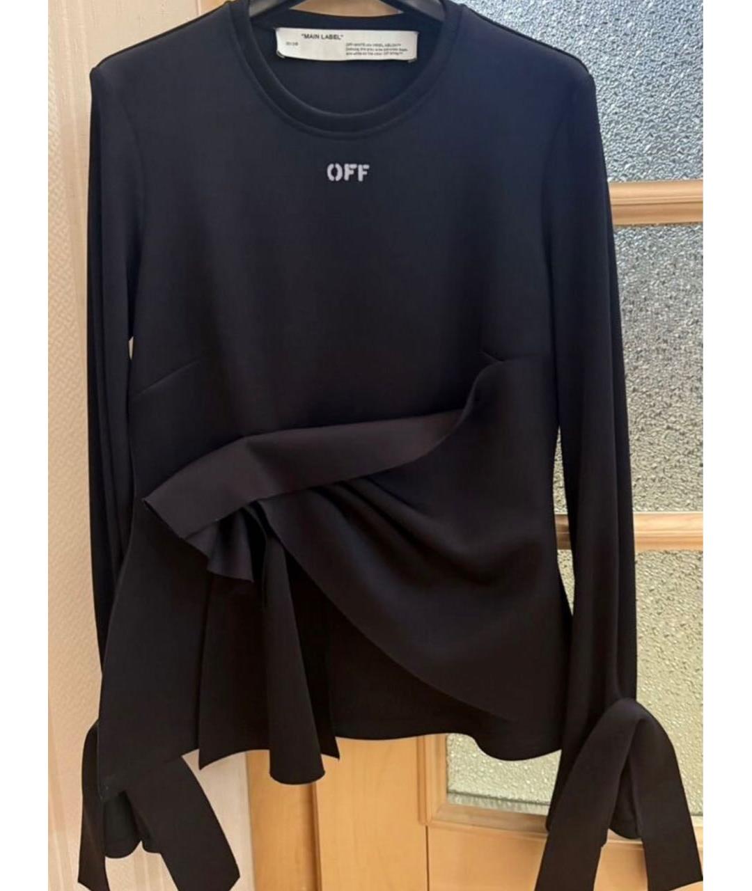 OFF-WHITE Черный полиэстеровый джемпер / свитер, фото 6