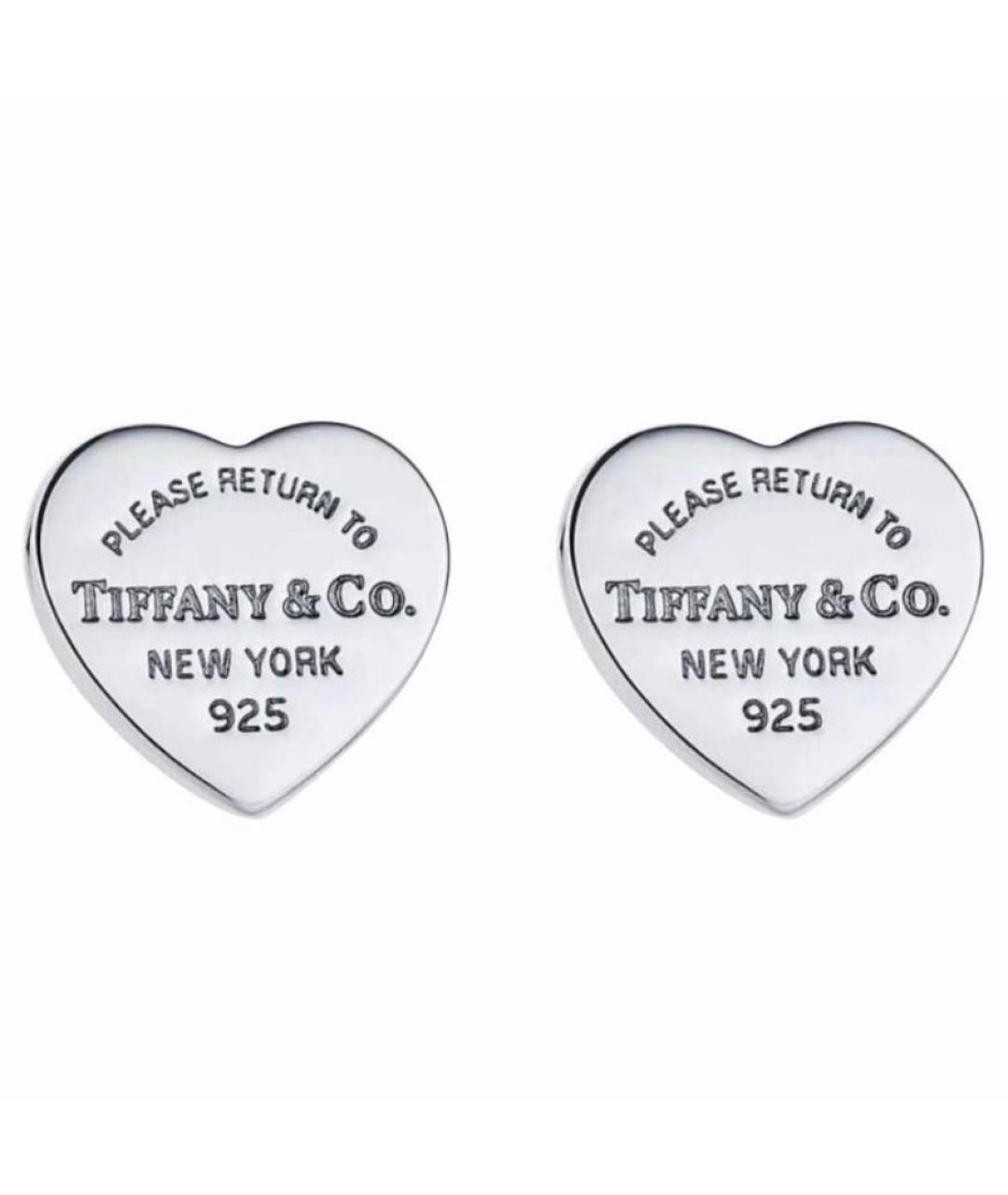 TIFFANY&CO Серебряные серебряные серьги, фото 1