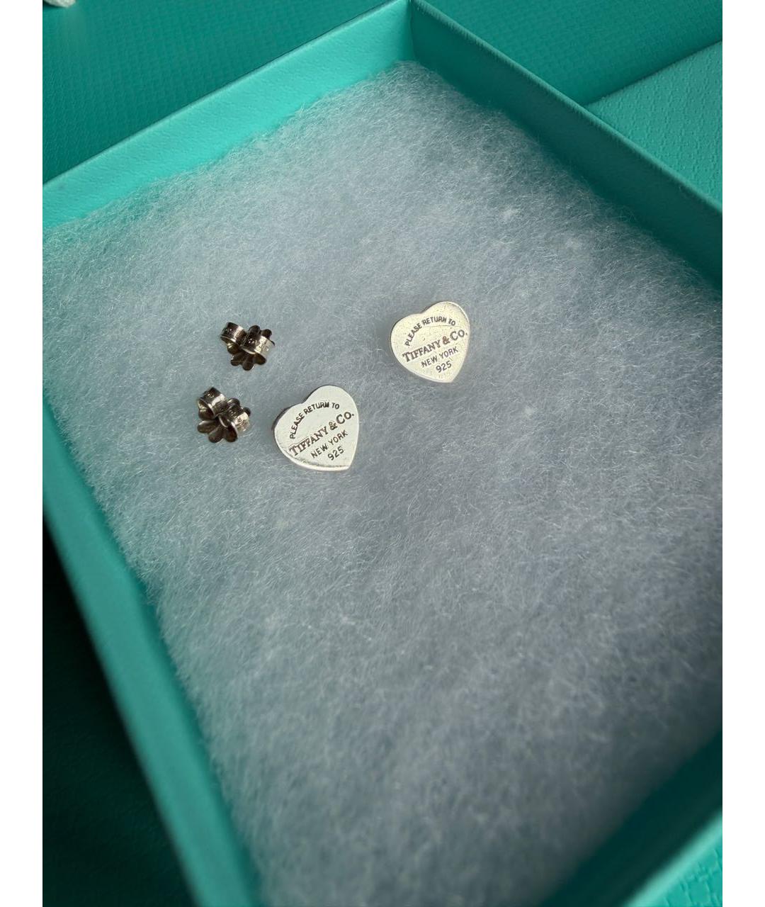 TIFFANY&CO Серебряные серебряные серьги, фото 4