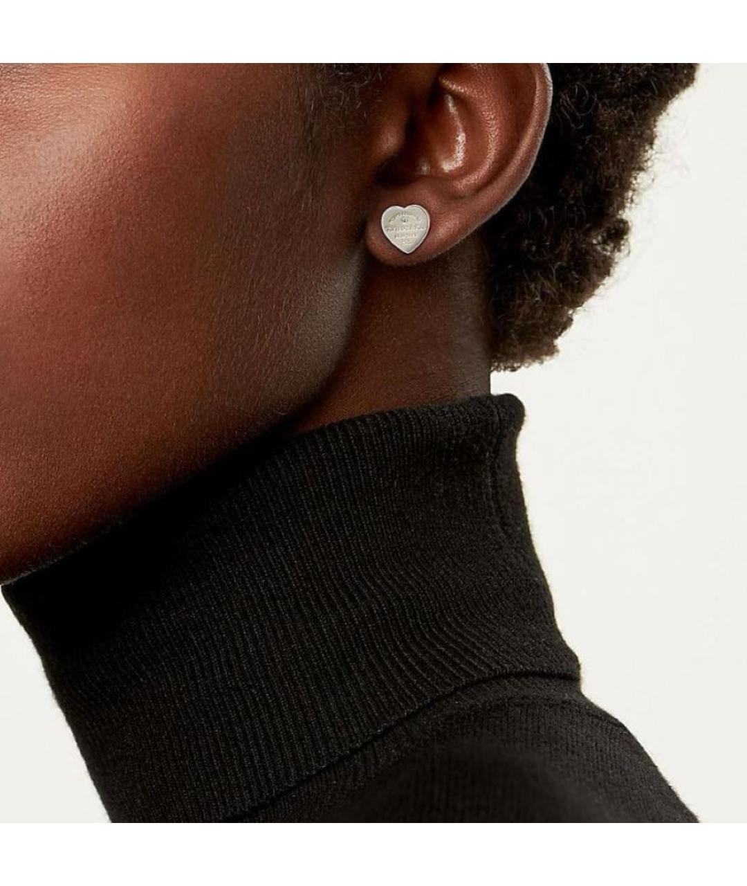 TIFFANY&CO Серебряные серебряные серьги, фото 2