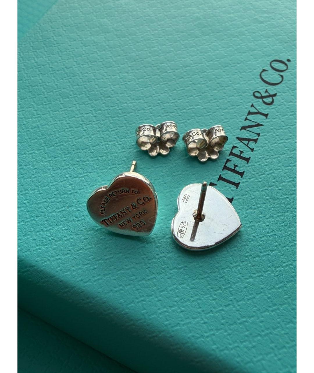 TIFFANY&CO Серебряные серебряные серьги, фото 7