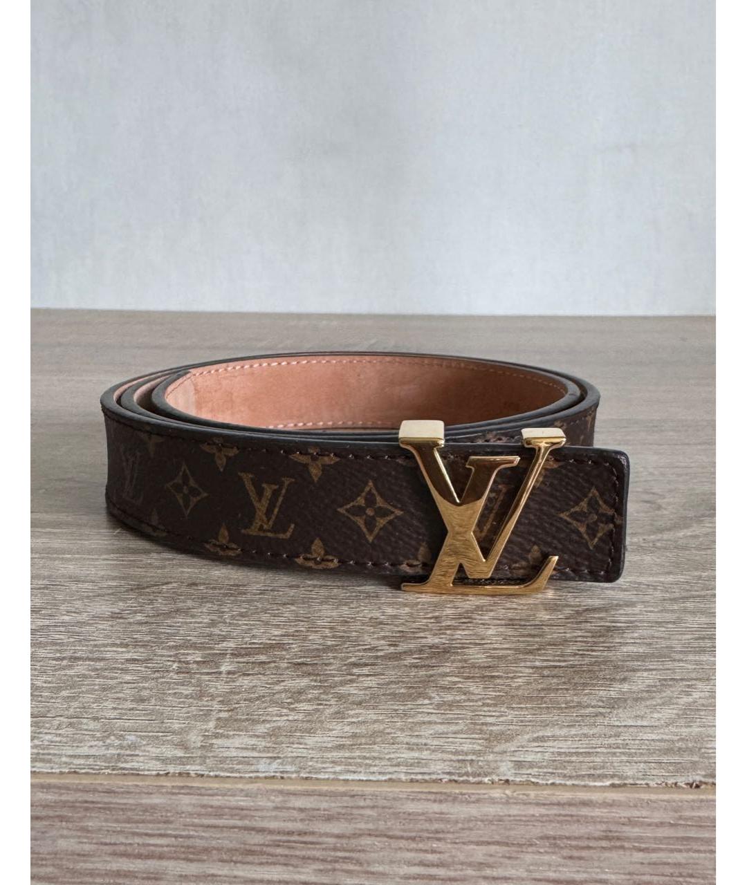 LOUIS VUITTON Коричневый ремень, фото 8