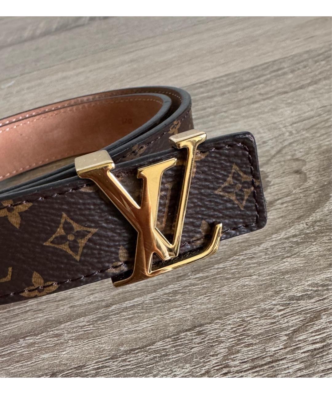 LOUIS VUITTON Коричневый ремень, фото 2
