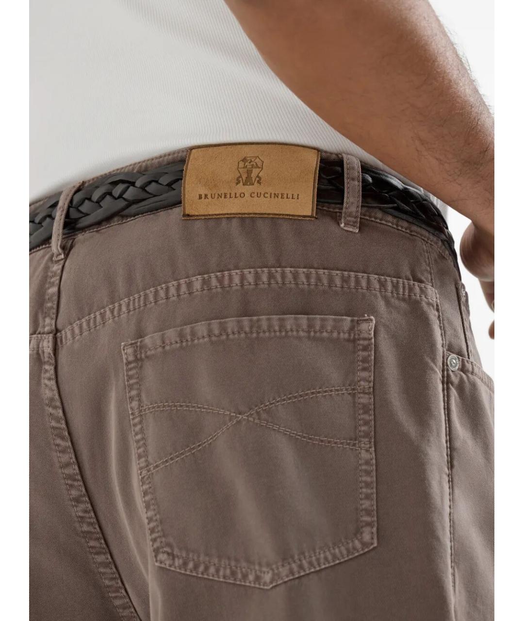 BRUNELLO CUCINELLI Хлопковые повседневные брюки, фото 3