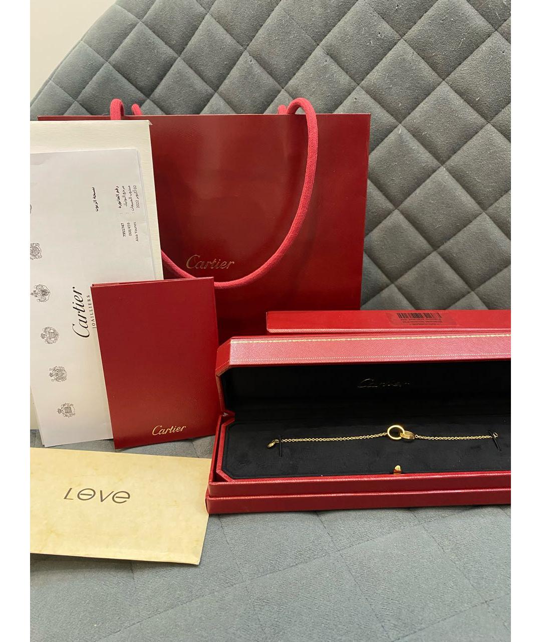 CARTIER Золотой браслет из желтого золота, фото 2