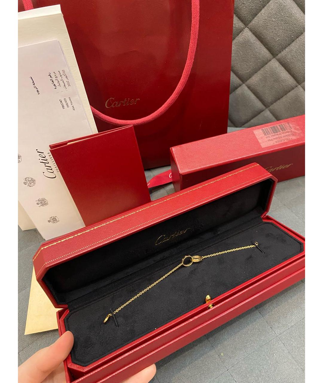 CARTIER Золотой браслет из желтого золота, фото 3