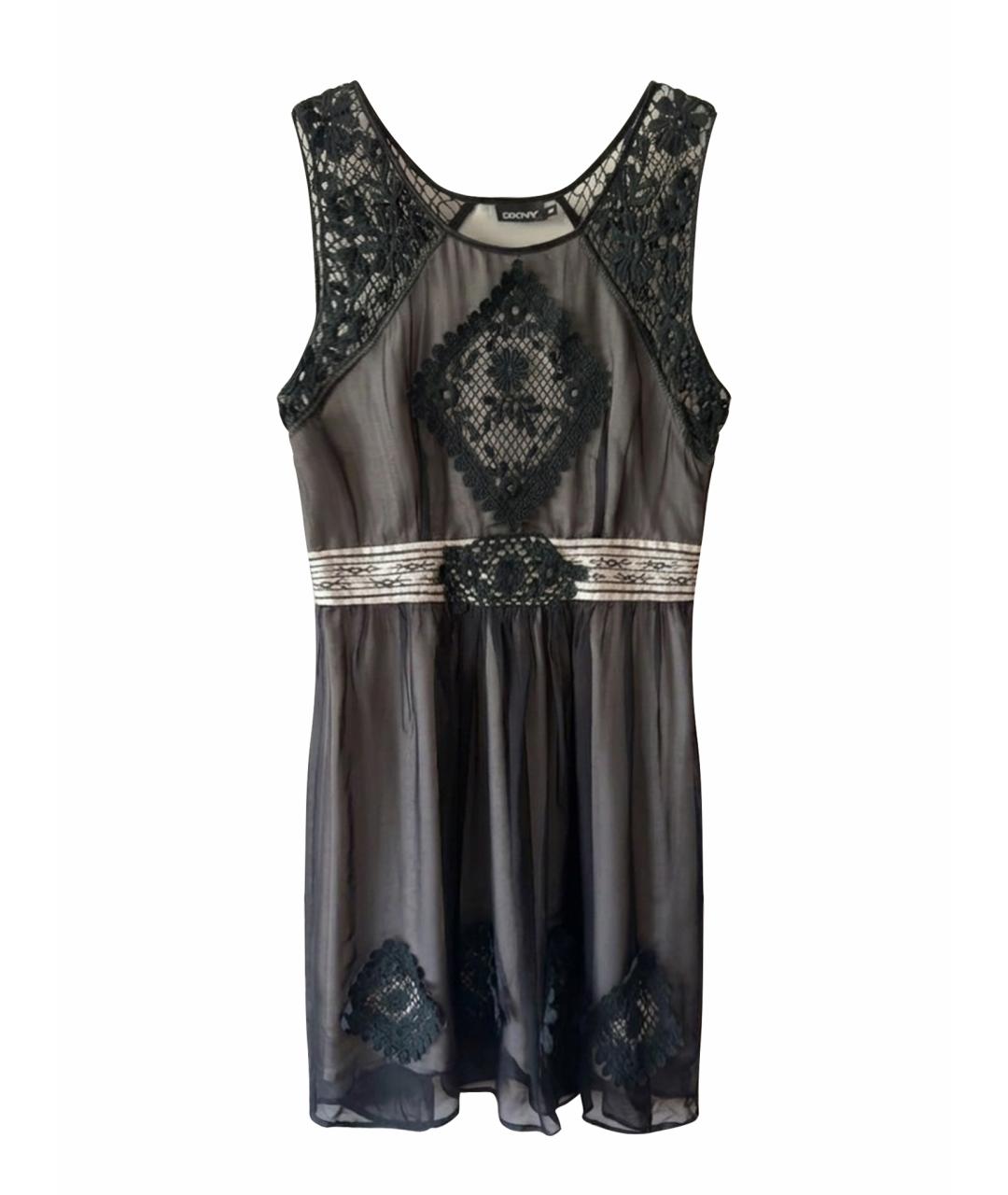 DKNY Черное повседневное платье, фото 1