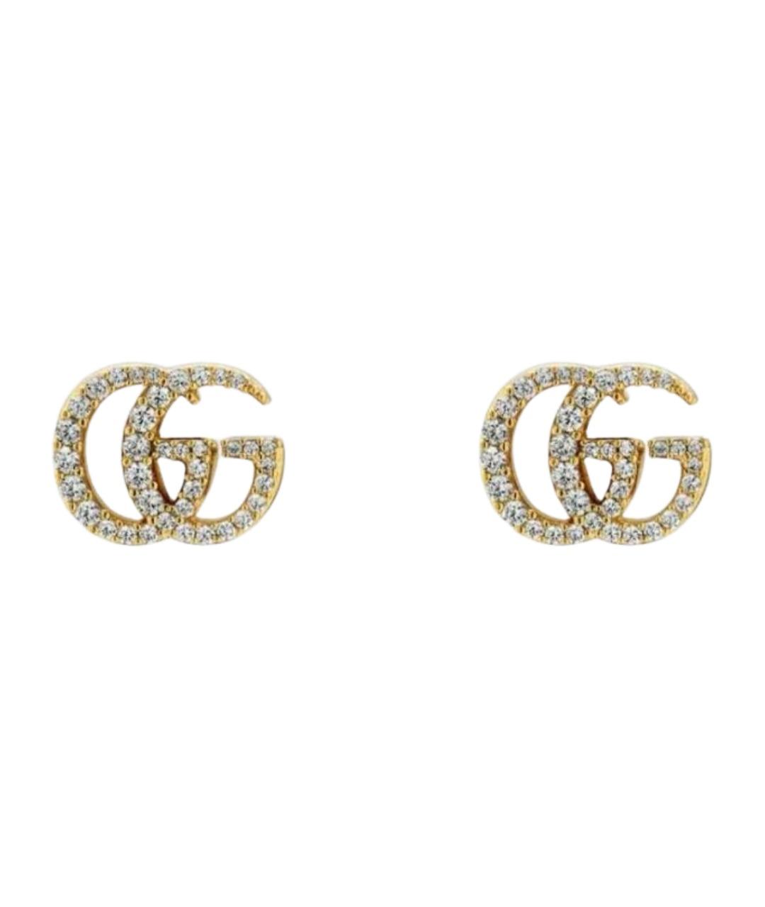GUCCI Золотые позолоченные серьги, фото 1